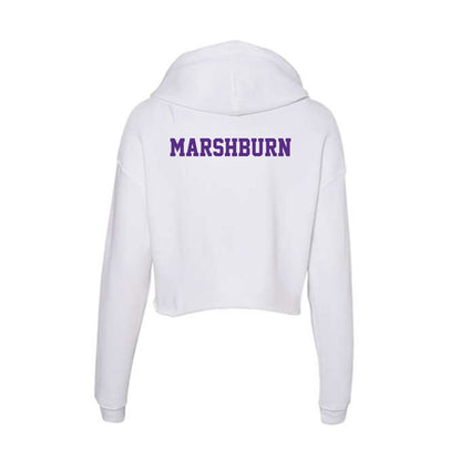 Furman - NCAA Softball : Hope Marshburn - Women's Crop Fleece Hoodie-1
