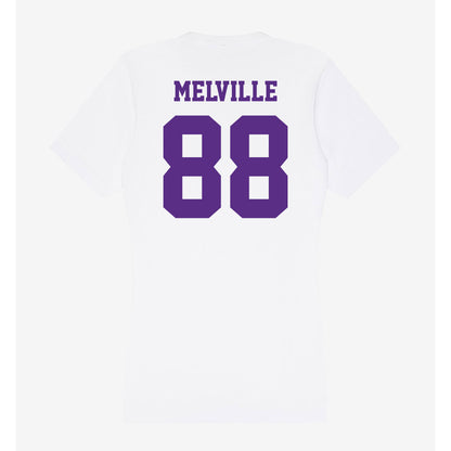 Furman - NCAA Women's Lacrosse : Samantha Melville - Women's V-Neck T-Shirt-1