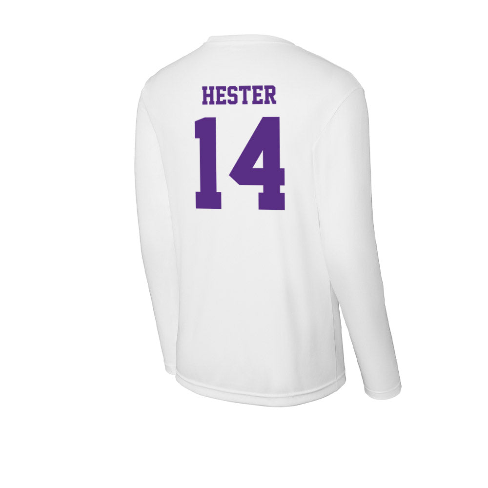 Furman - NCAA Women's Lacrosse : Reynolds Hester - Activewear Long Sleeve T-Shirt-1