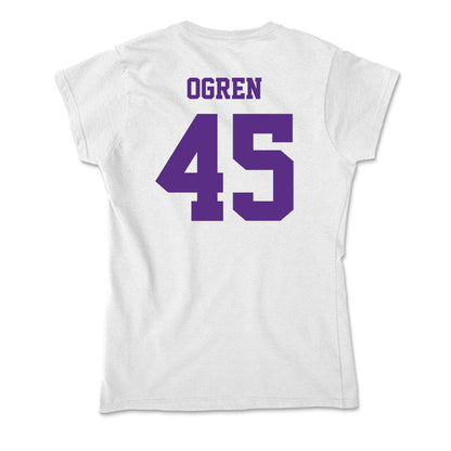 Furman - NCAA Women's Lacrosse : Juliette Ogren - Soft Style Women’s T-Shirt-1