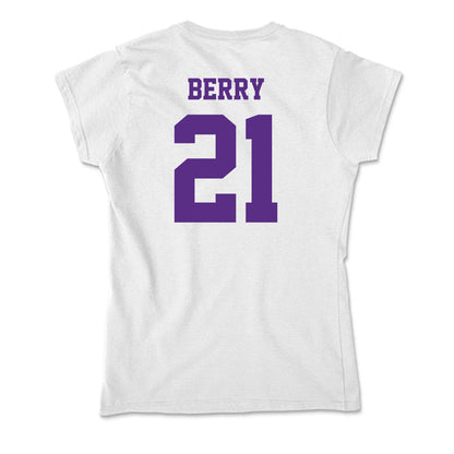 Furman - NCAA Women's Basketball : Tyriana Berry - Soft Style Women’s T-Shirt-1