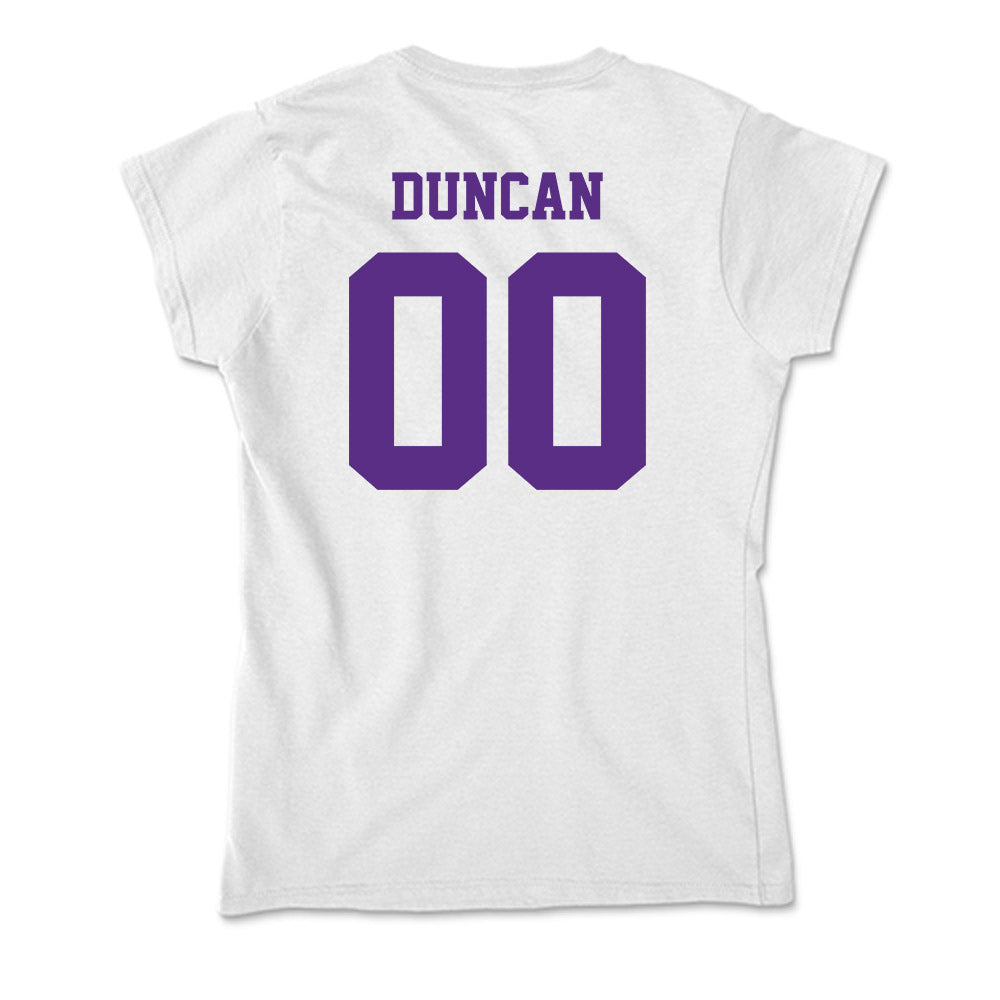 Furman - NCAA Football : Jay Duncan - Soft Style Women’s T-Shirt-1
