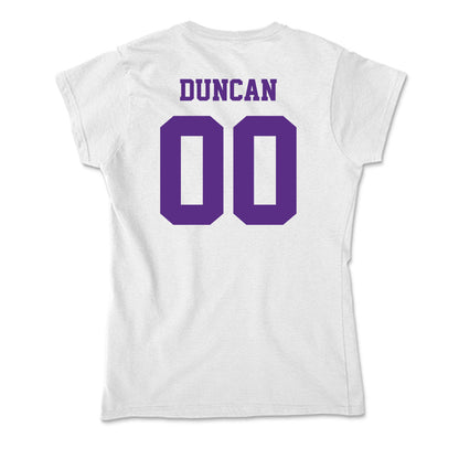 Furman - NCAA Football : Jay Duncan - Soft Style Women’s T-Shirt-1