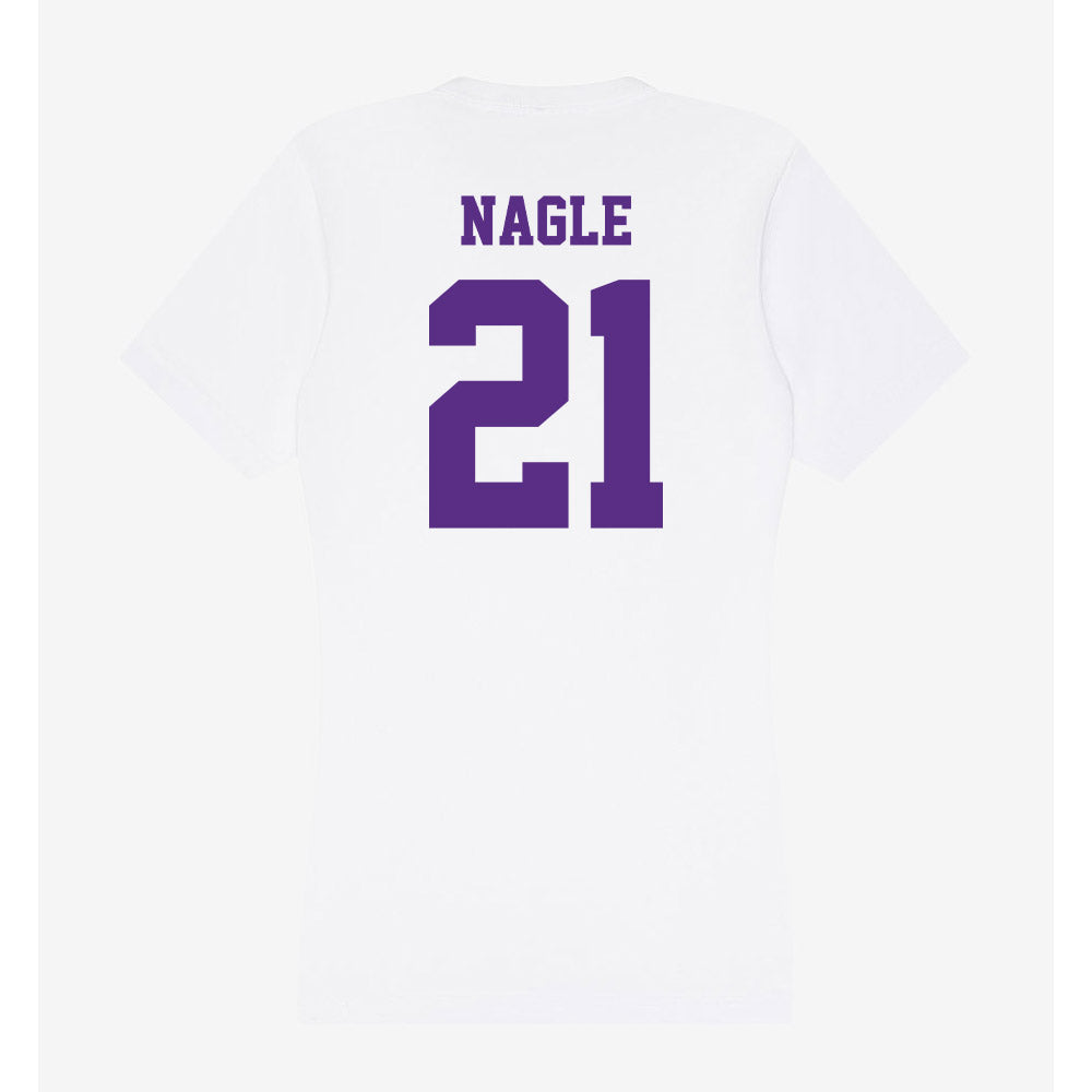 Furman - NCAA Women's Soccer : Marlie Nagle - Classic Shersey Women's V-Neck T-Shirt-1
