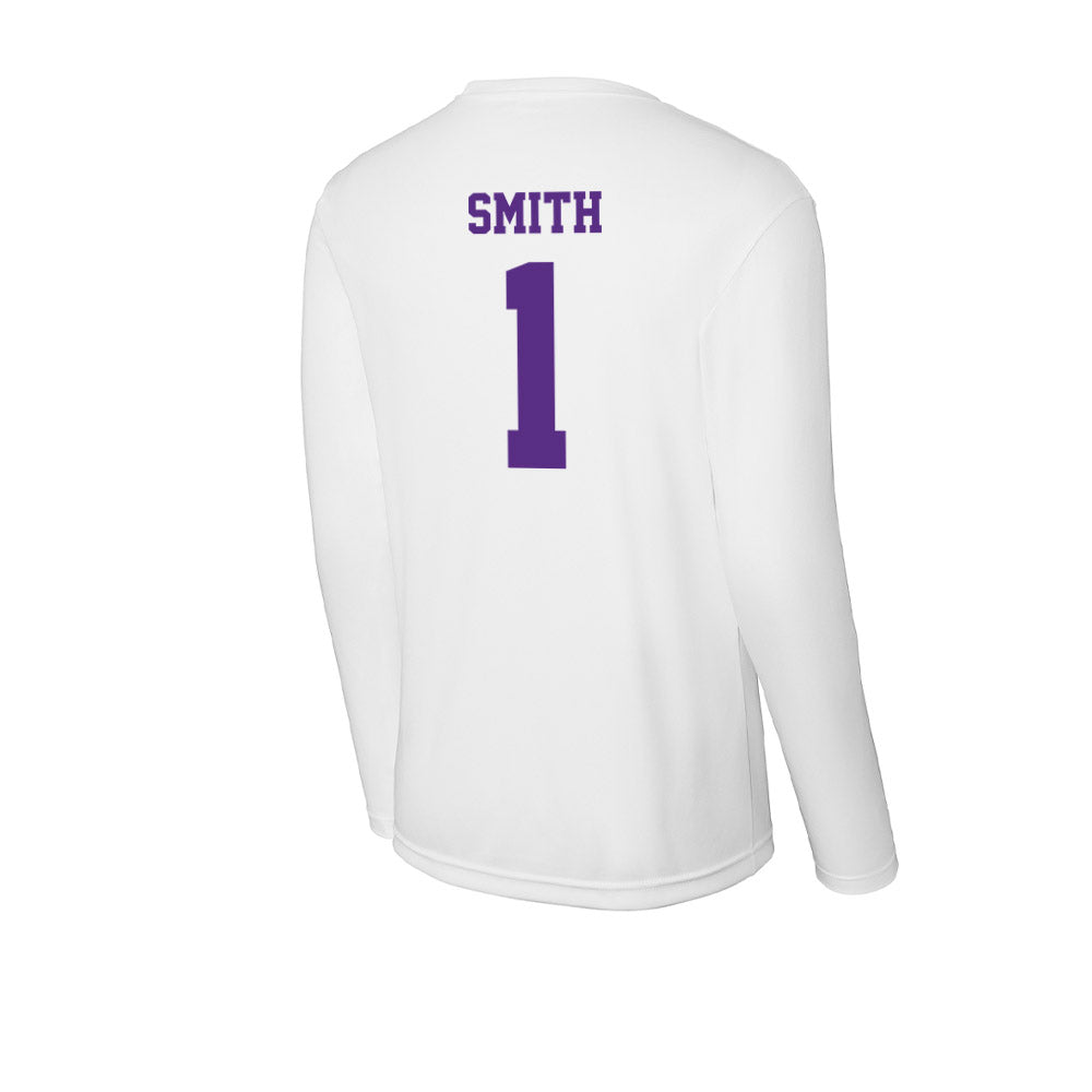 Furman - NCAA Football : Trey Smith - Classic Shersey Activewear Long Sleeve T-Shirt-1