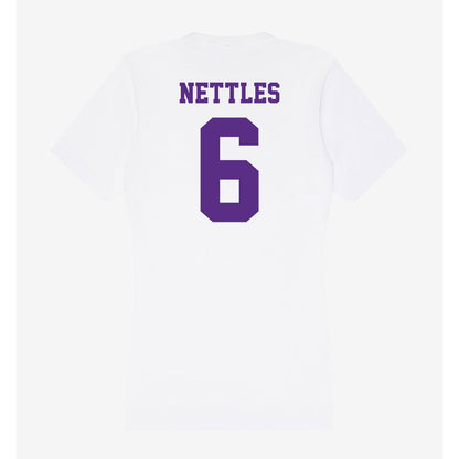 Furman - NCAA Football : CJ Nettles - Classic Shersey Women's V-Neck T-Shirt-1