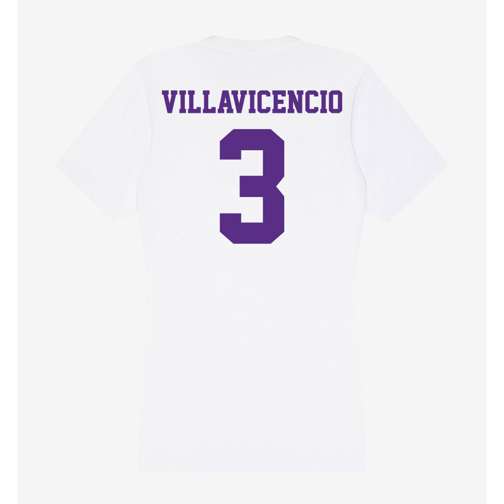 Furman - NCAA Men's Soccer : David Villavicencio - Classic Shersey Women's V-Neck T-Shirt-1