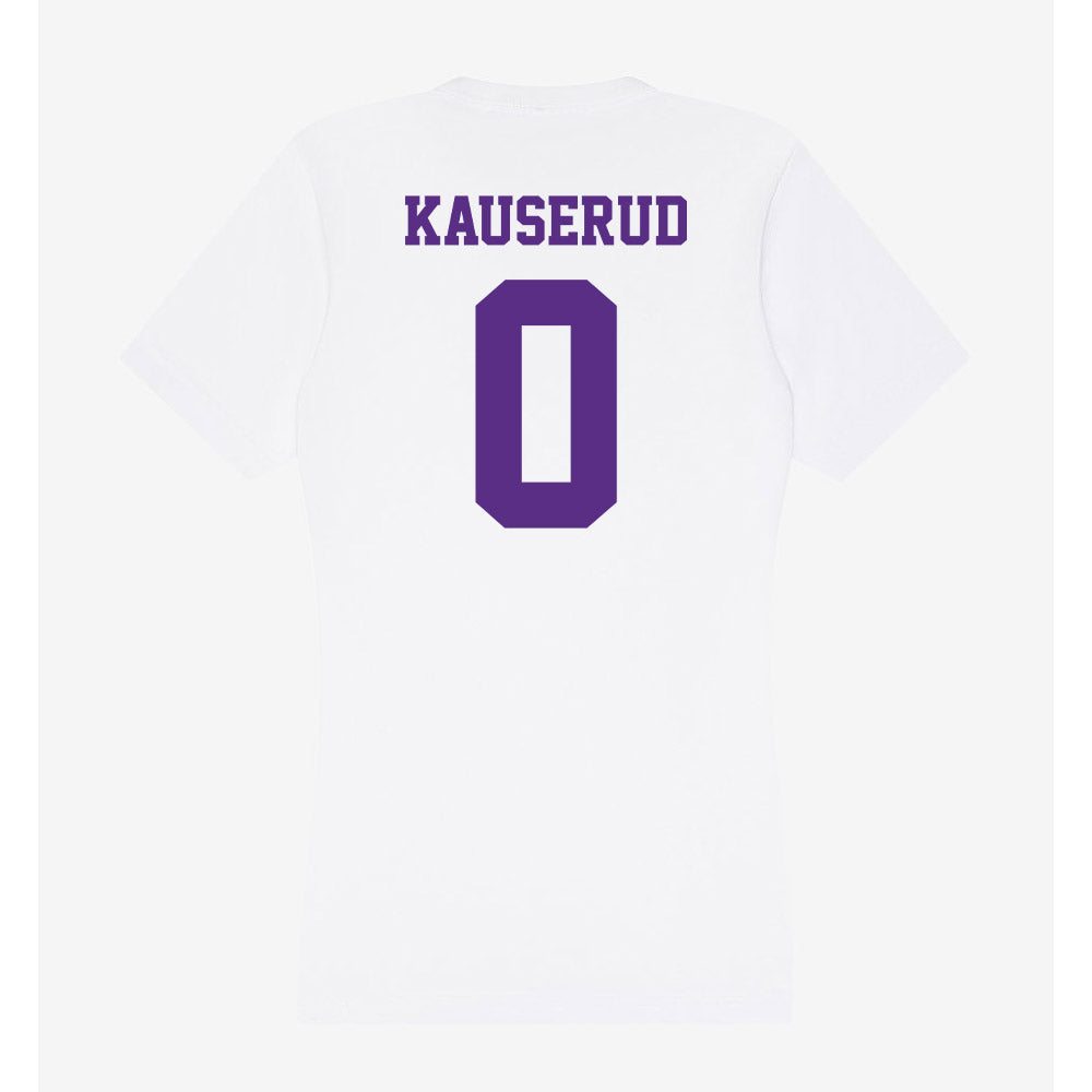 Furman - NCAA Football : Ty Kauserud - Classic Shersey Women's V-Neck T-Shirt-1