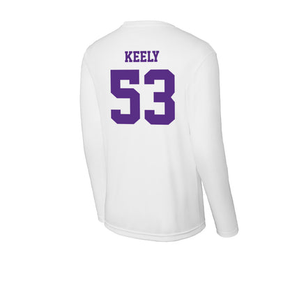 Furman - NCAA Football : Mason Keely - Activewear Long Sleeve T-Shirt-1