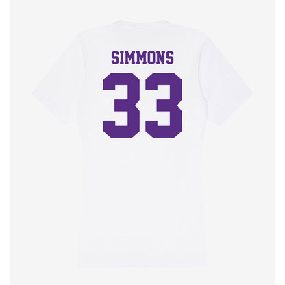 Furman - NCAA Football : Nick Simmons - Classic Shersey Women's V-Neck T-Shirt-1