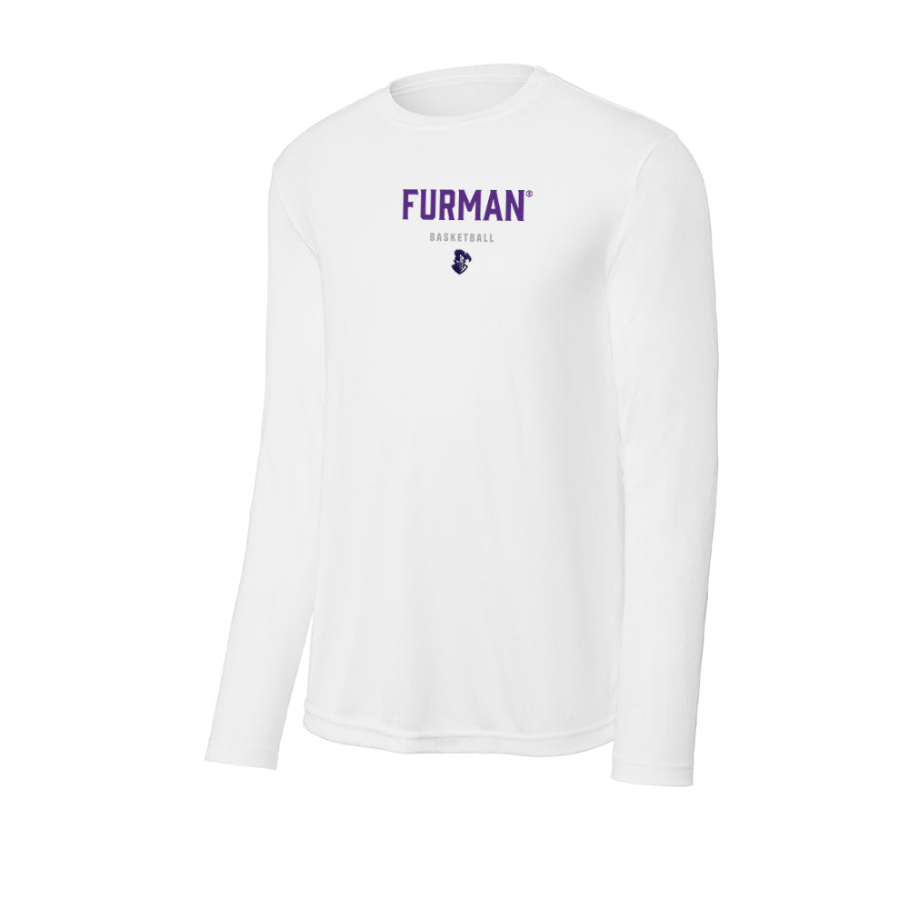 Furman - NCAA Women's Basketball : Emma Briggs - Classic Shersey Activewear Long Sleeve T-Shirt-0