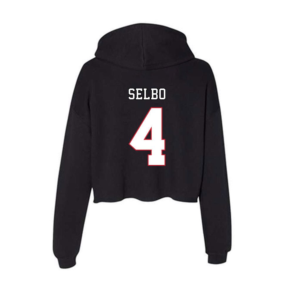 DePaul - NCAA Men's Soccer : Ronan Selbo - Classic Shersey Women's Crop Fleece Hoodie-1