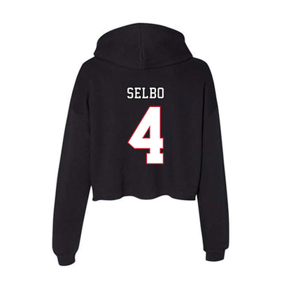 DePaul - NCAA Men's Soccer : Ronan Selbo - Classic Shersey Women's Crop Fleece Hoodie-1