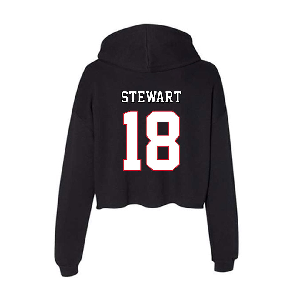 DePaul - NCAA Women's Volleyball : Morgan Stewart - Classic Shersey Women's Crop Fleece Hoodie-1