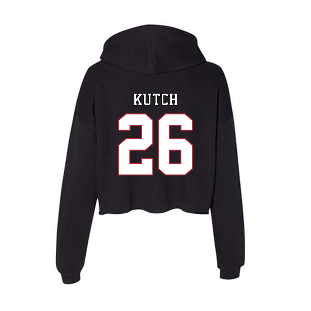DePaul - NCAA Men's Soccer : Mason Kutch - Classic Shersey Women's Crop Fleece Hoodie-1