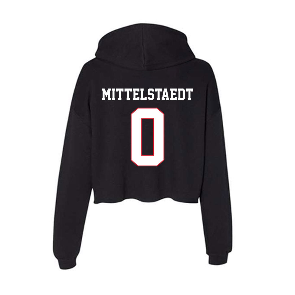 DePaul - NCAA Women's Soccer : Savannah Mittelstaedt - Classic Shersey Women's Crop Fleece Hoodie-1