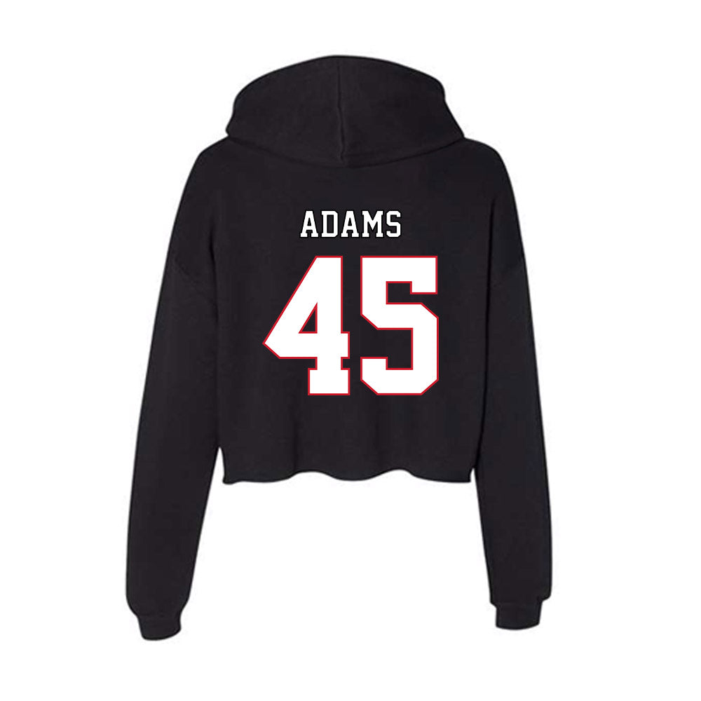 DePaul - NCAA Softball : Jolie Adams - Classic Shersey Women's Crop Fleece Hoodie-1