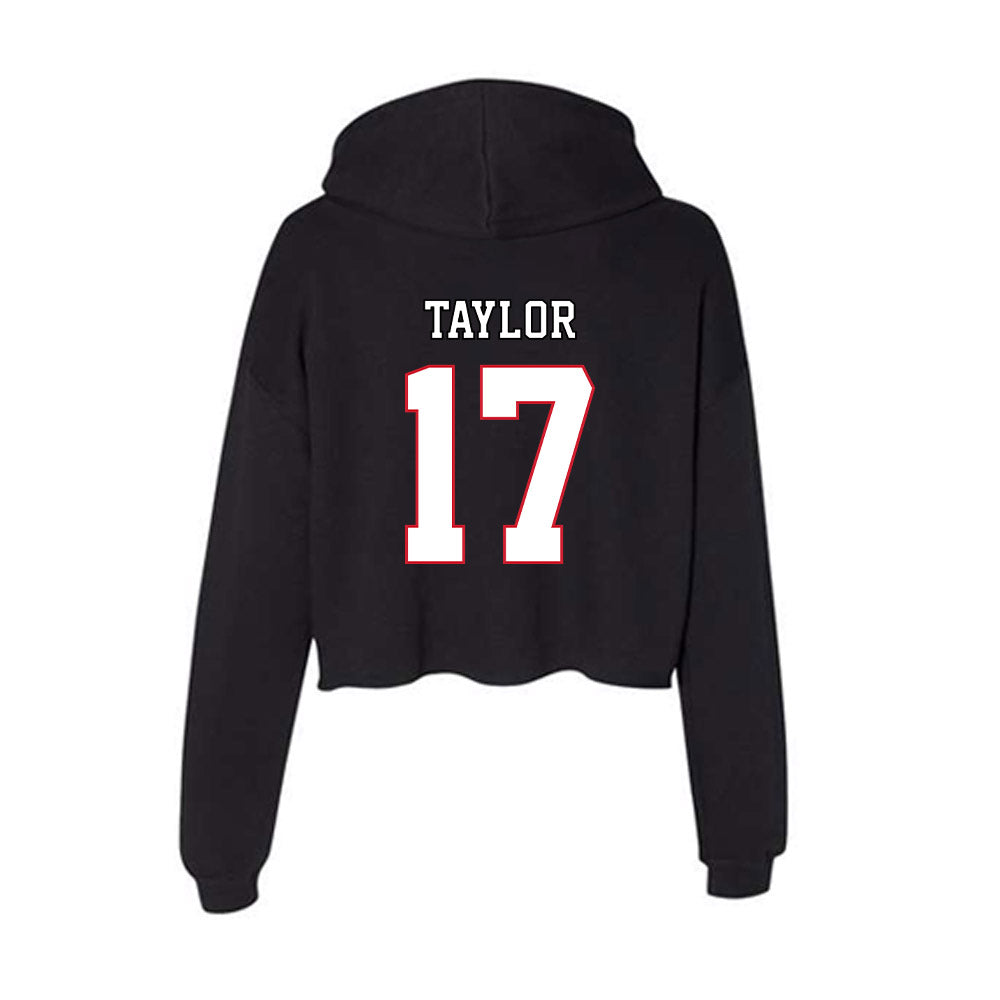 DePaul - NCAA Women's Soccer : Keira Taylor - Classic Shersey Women's Crop Fleece Hoodie-1