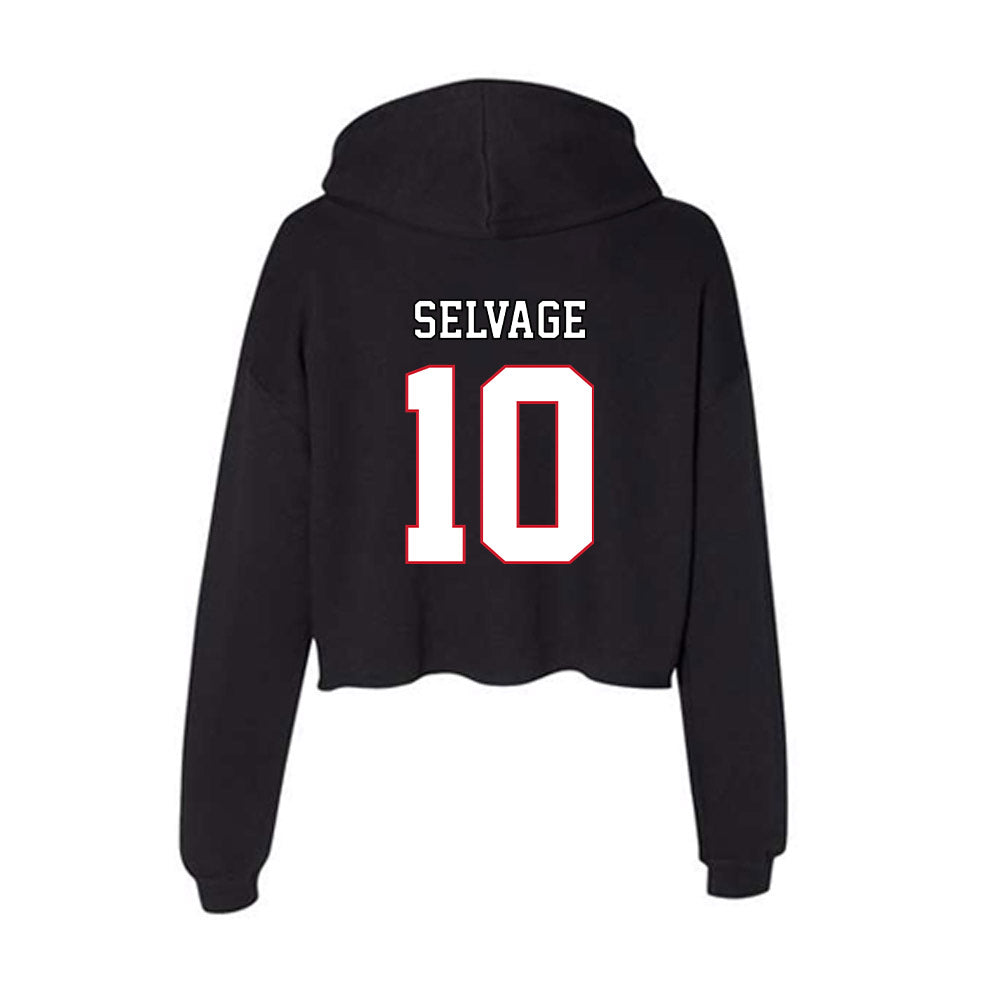 DePaul - NCAA Softball : Kailey Selvage - Classic Shersey Women's Crop Fleece Hoodie-1