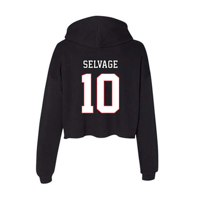 DePaul - NCAA Softball : Kailey Selvage - Classic Shersey Women's Crop Fleece Hoodie-1