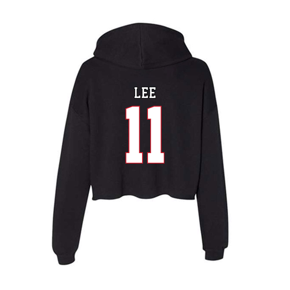 DePaul - NCAA Women's Basketball : Sumer Lee - Classic Shersey Women's Crop Fleece Hoodie-1