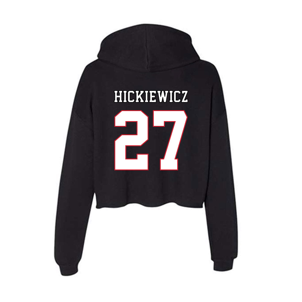DePaul - NCAA Men's Soccer : Daniel Hickiewicz - Classic Shersey Women's Crop Fleece Hoodie-1