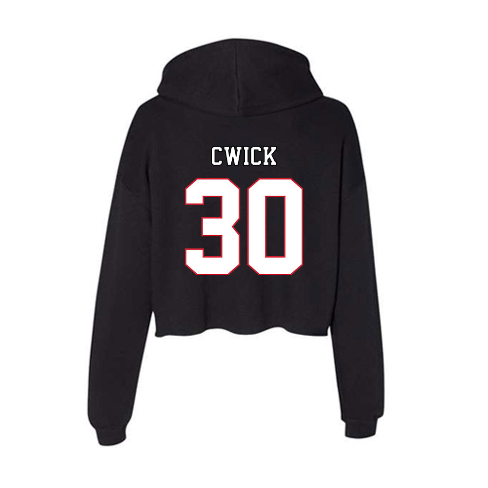 DePaul - NCAA Softball : Brooke Cwick - Classic Shersey Women's Crop Fleece Hoodie-1