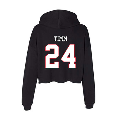 DePaul - NCAA Women's Basketball : Ally Timm - Classic Shersey Women's Crop Fleece Hoodie-1