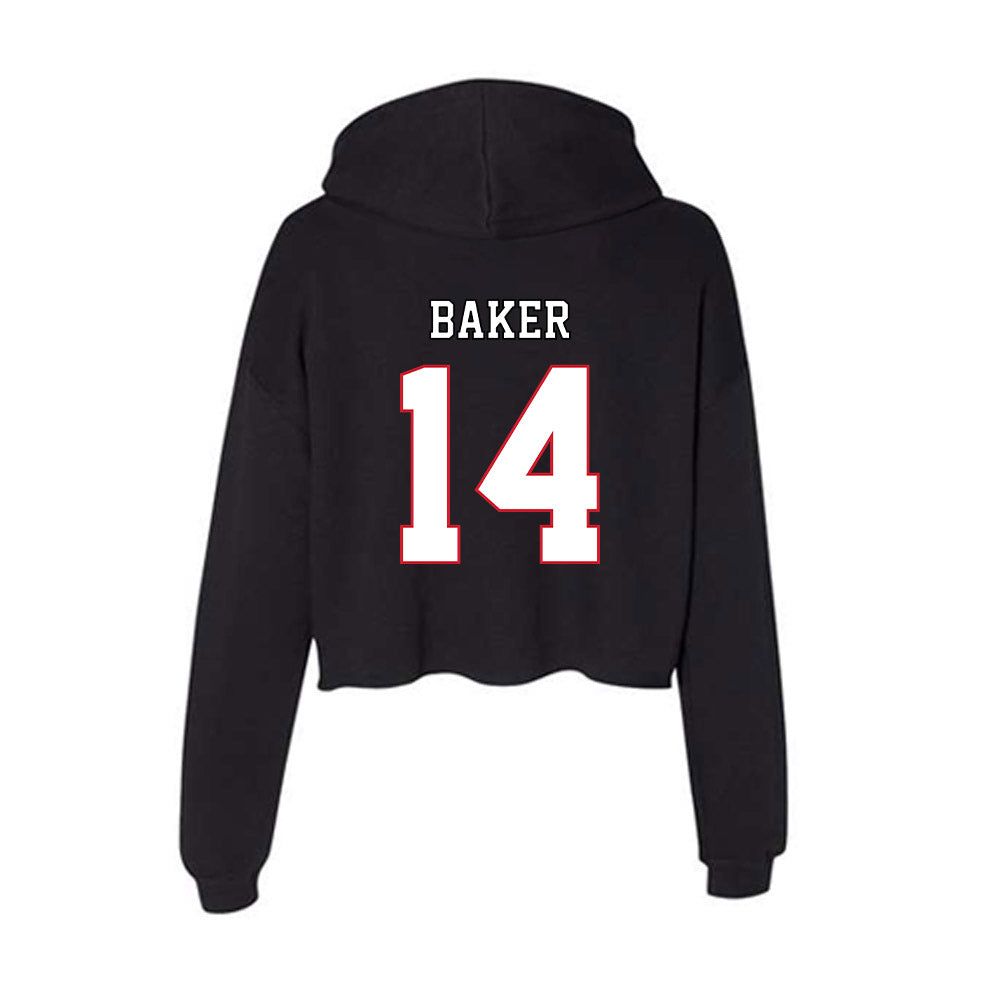 DePaul - NCAA Softball : Gwen Baker - Classic Shersey Women's Crop Fleece Hoodie-1