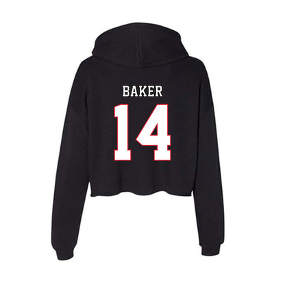 DePaul - NCAA Softball : Gwen Baker - Classic Shersey Women's Crop Fleece Hoodie-1