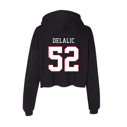 DePaul - NCAA Men's Basketball : Amsal Delalic - Classic Shersey Women's Crop Fleece Hoodie-1
