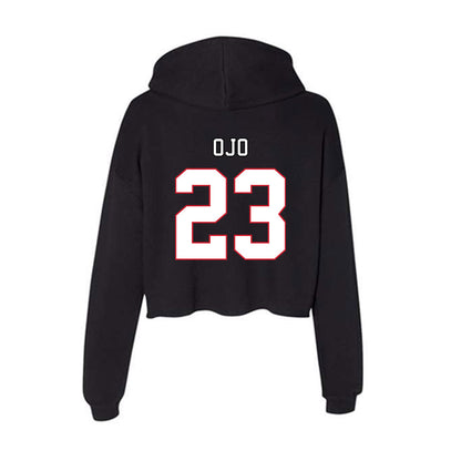 DePaul - NCAA Women's Basketball : Michelle Ojo - Classic Shersey Women's Crop Fleece Hooded Sweatshirt-1