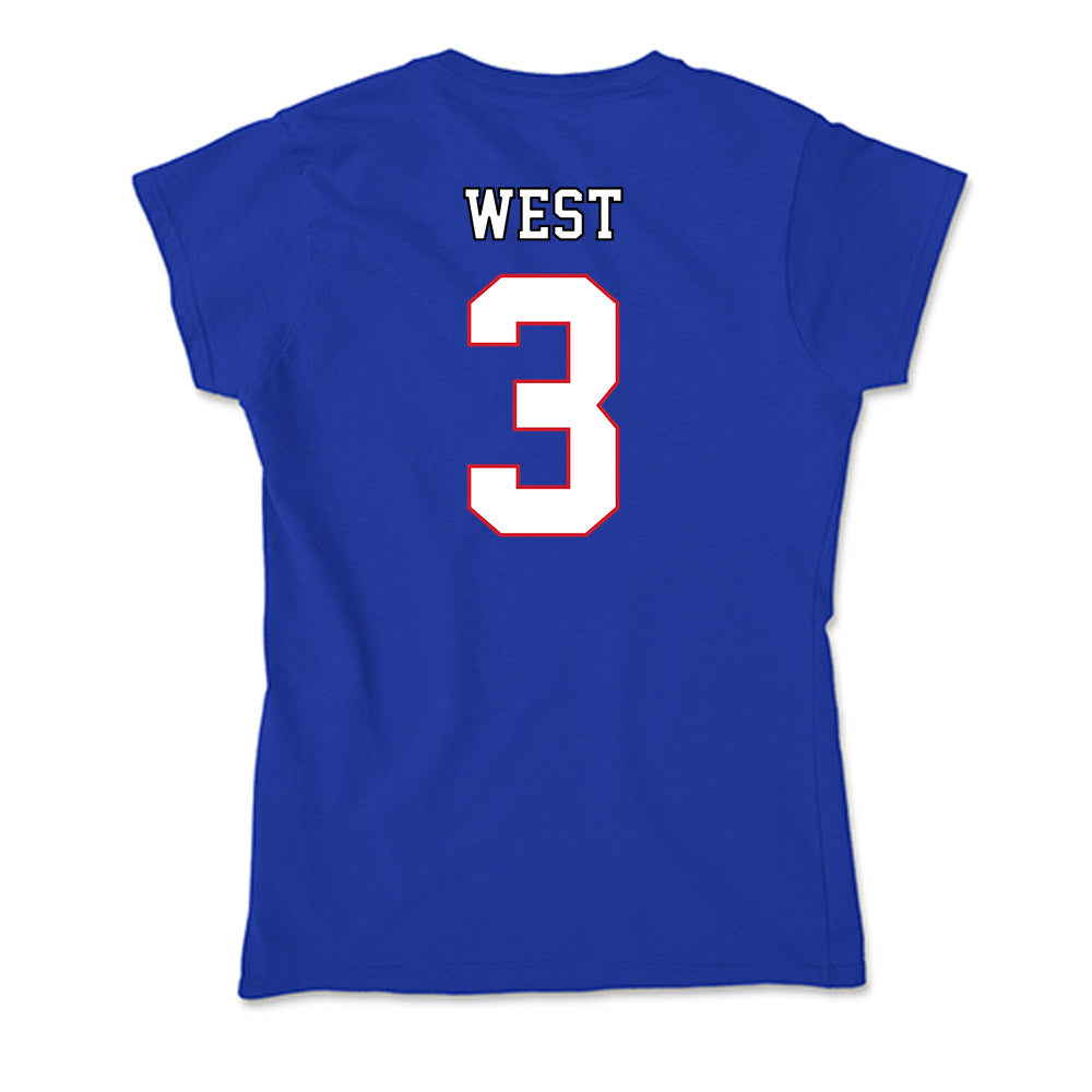 DePaul - NCAA Women's Basketball : Alayna West - Classic Shersey Soft Style Women’s T-Shirt-1