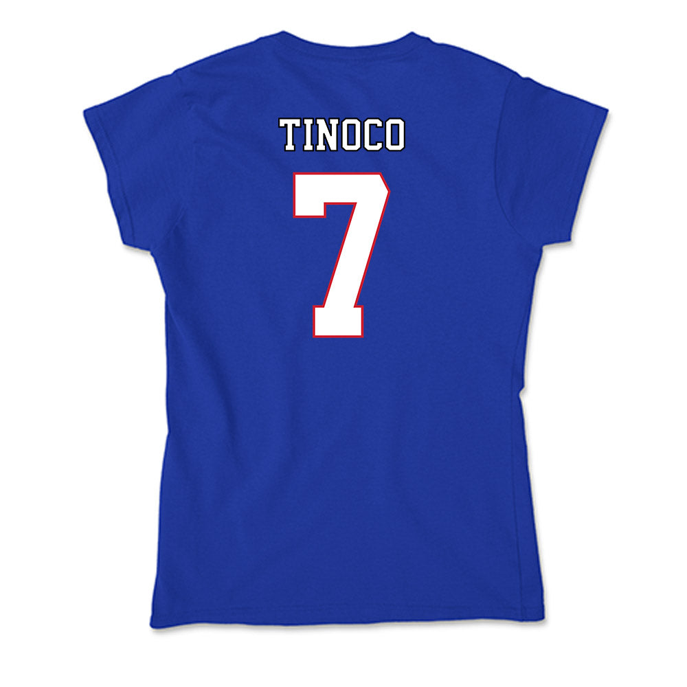 DePaul - NCAA Men's Soccer : Sam Tinoco - Soft Style Women’s T-Shirt-1