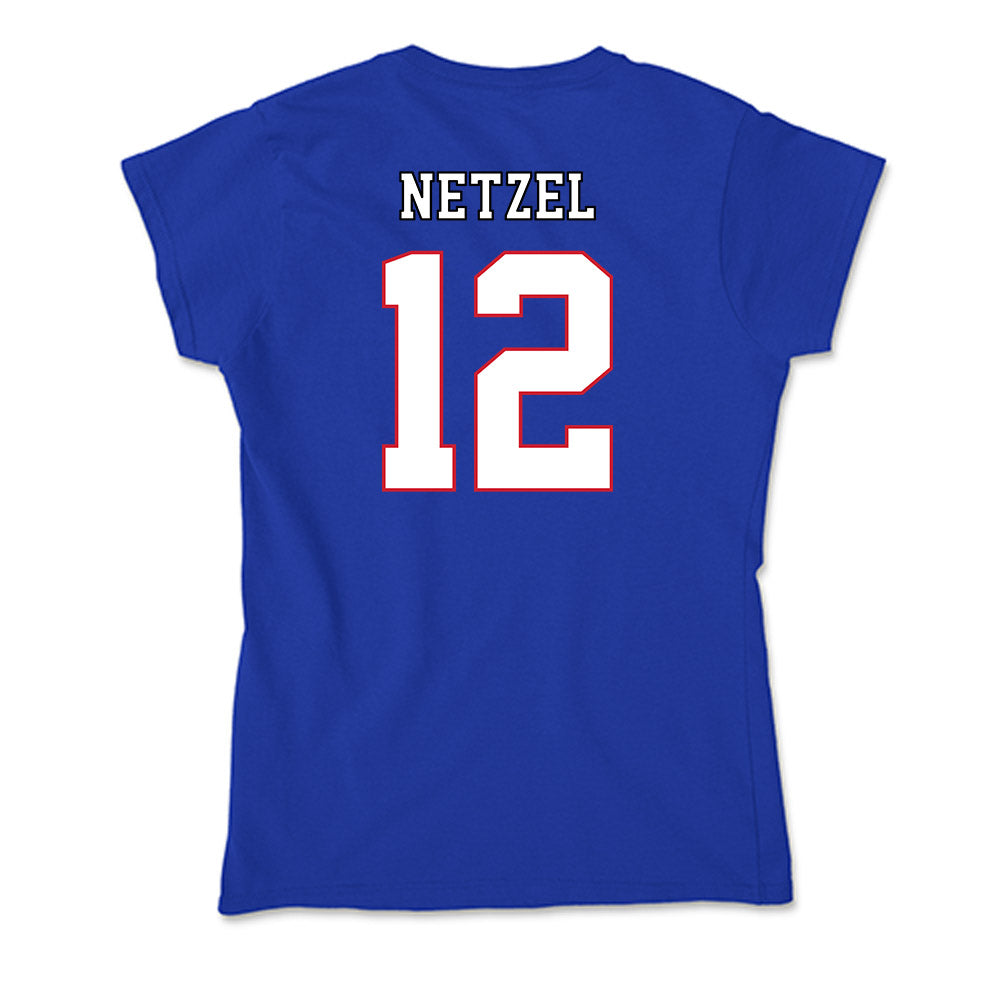 DePaul - NCAA Men's Soccer : Gavin Netzel - Soft Style Women’s T-Shirt-1