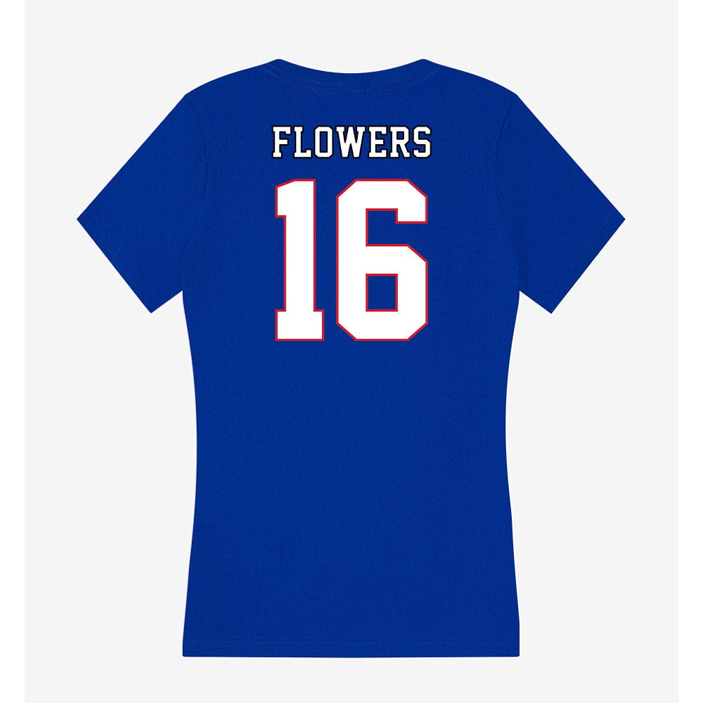 DePaul - NCAA Men's Soccer : Tyler Flowers - Classic Shersey Women's V-Neck T-Shirt-1