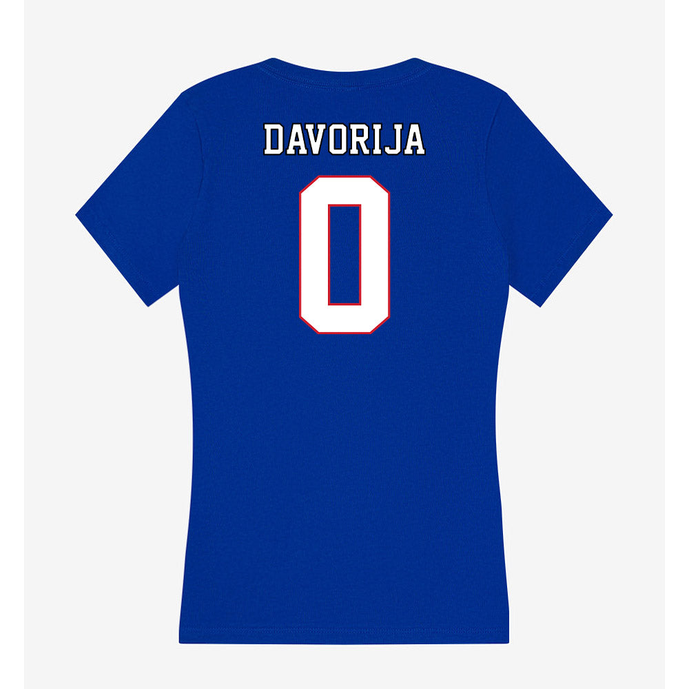 DePaul - NCAA Women's Basketball : Gina Davorija - Classic Shersey Women's V-Neck T-Shirt-1