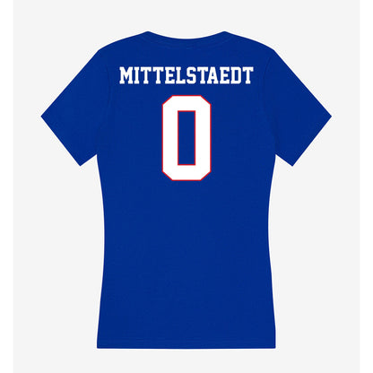 DePaul - NCAA Women's Soccer : Savannah Mittelstaedt - Classic Shersey Women's V-Neck T-Shirt-1