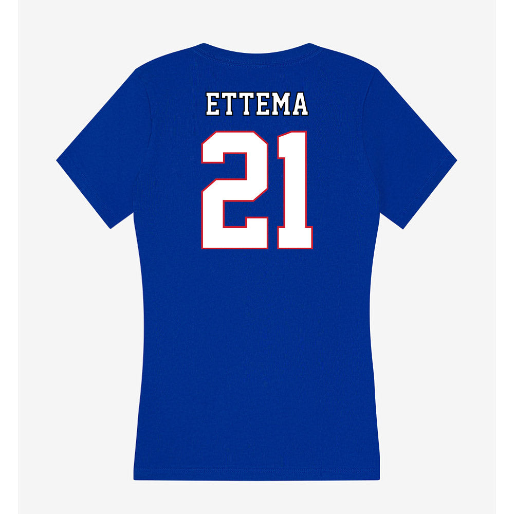 DePaul - NCAA Softball : Lydia Ettema - Women's V-Neck T-Shirt-1