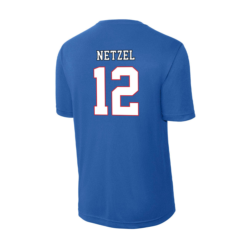DePaul - NCAA Men's Soccer : Gavin Netzel - Activewear T-Shirt-1