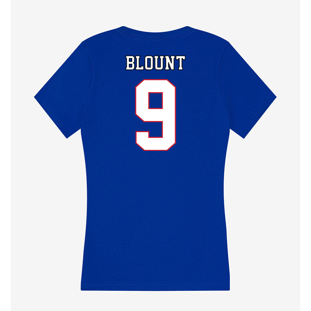 DePaul - NCAA Softball : Kali Blount - Women's V-Neck T-Shirt-1