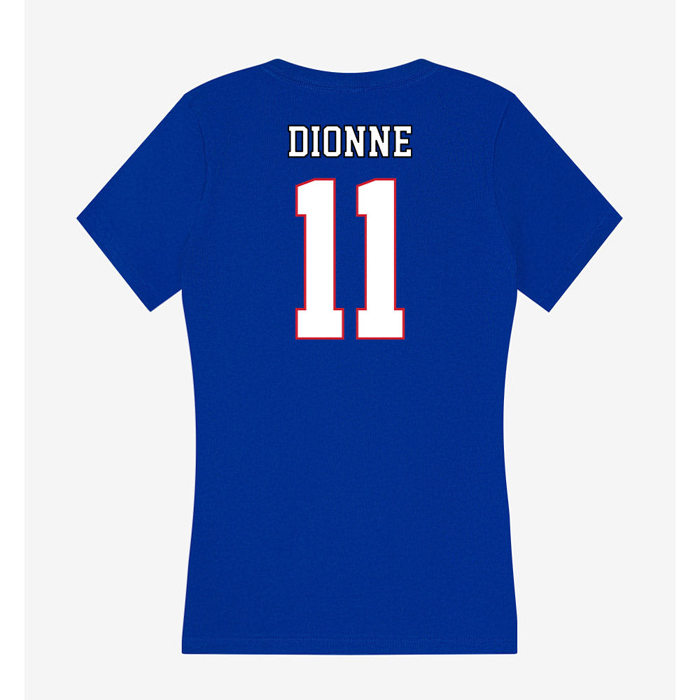 DePaul - NCAA Men's Soccer : Christian Dionne - Classic Shersey Women's V-Neck T-Shirt-1