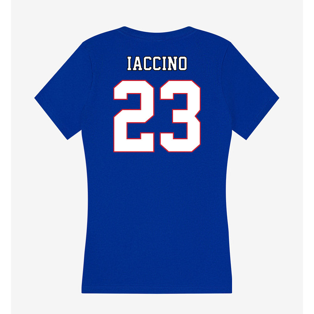 DePaul - NCAA Men's Soccer : Luca Iaccino - Classic Shersey Women's V-Neck T-Shirt-1