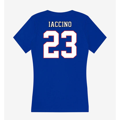DePaul - NCAA Men's Soccer : Luca Iaccino - Classic Shersey Women's V-Neck T-Shirt-1