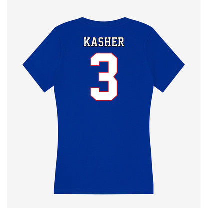 DePaul - NCAA Men's Basketball : Nate Kasher - Classic Shersey Women's V-Neck T-Shirt-1