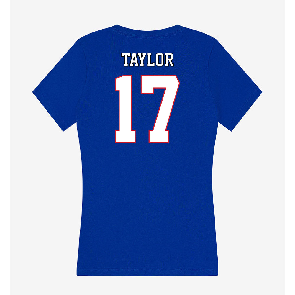 DePaul - NCAA Women's Soccer : Keira Taylor - Classic Shersey Women's V-Neck T-Shirt-1