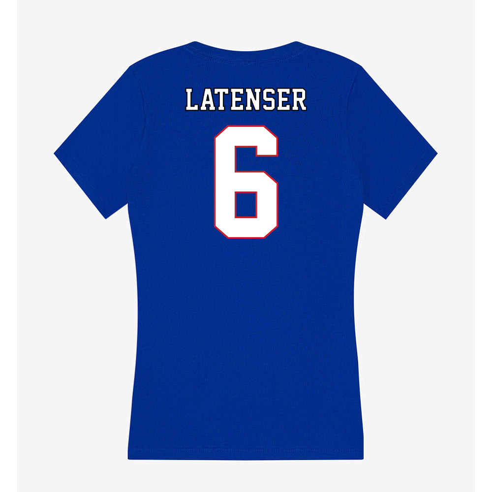 DePaul - NCAA Women's Soccer : Dory Latenser - Classic Shersey Women's V-Neck T-Shirt-1