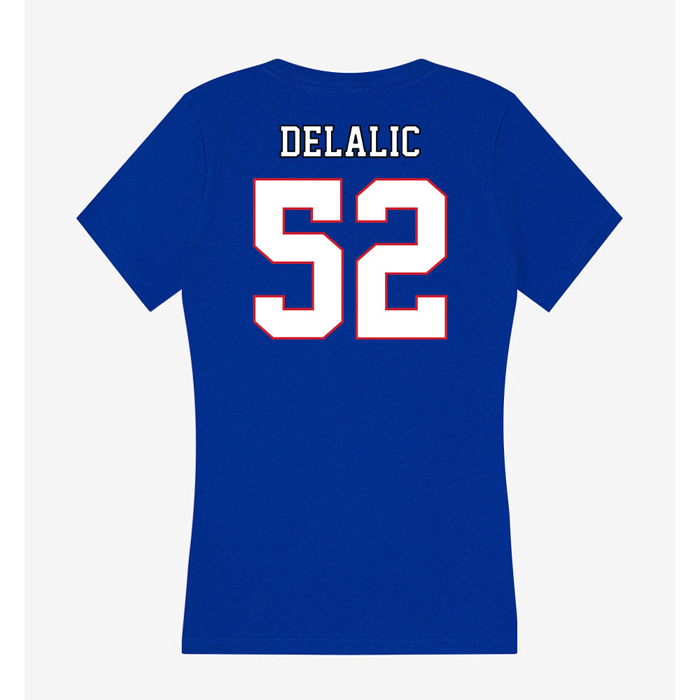 DePaul - NCAA Men's Basketball : Amsal Delalic - Classic Shersey Women's V-Neck T-Shirt-1