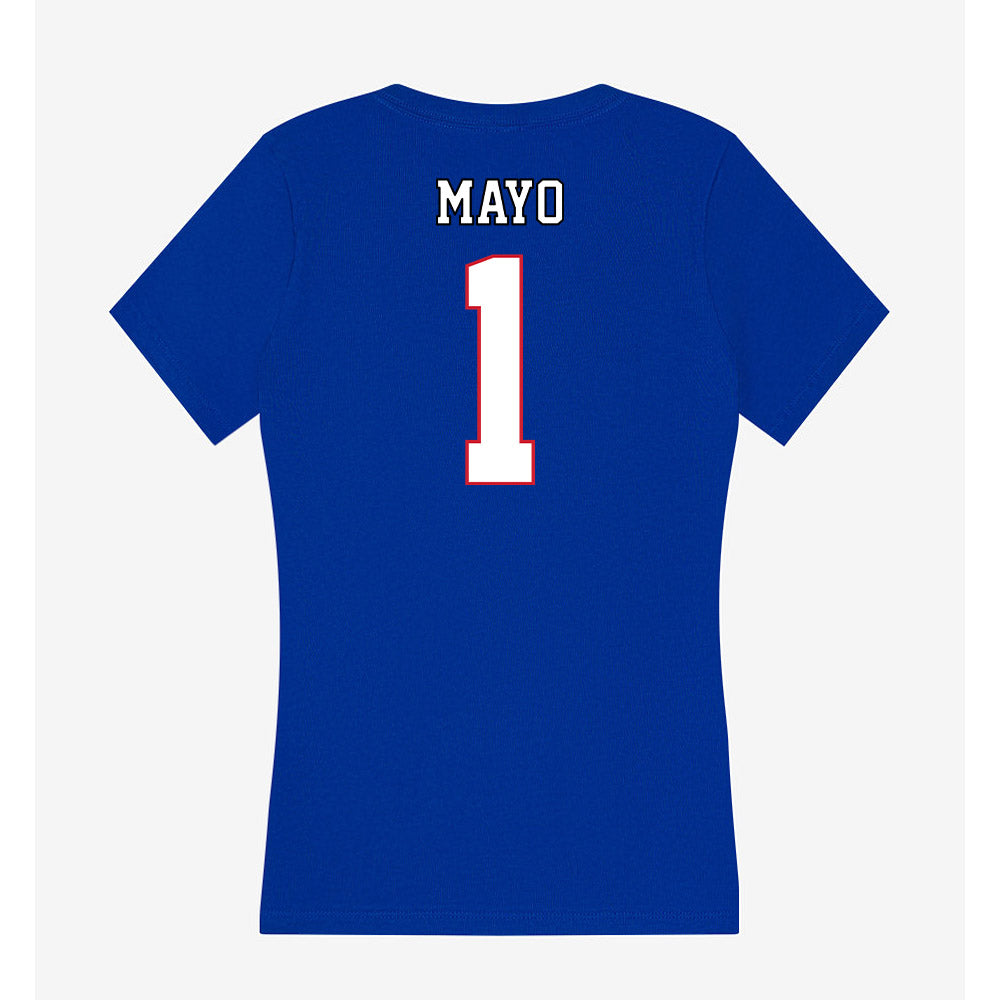 DePaul - NCAA Women's Basketball : Aizhanique Mayo - Classic Shersey Women's V-Neck T-Shirt-1