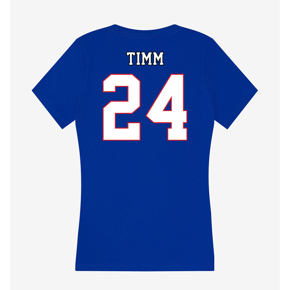 DePaul - NCAA Women's Basketball : Ally Timm - Classic Shersey Women's V-Neck T-Shirt-1